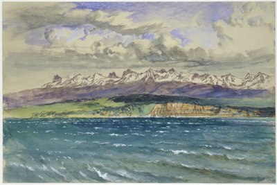 Afternoon in Spring, with south Wind, at Neuchâtel, 30 April 1869 by John Ruskin